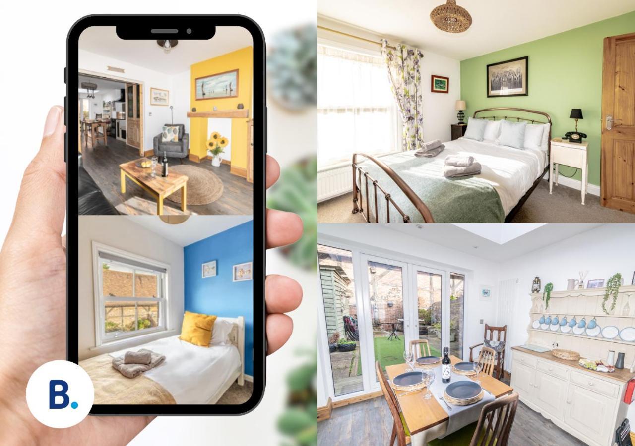 Stylish 2 Bedrooms Cosy & Bright Cottage, Pet Friendly, Sleeps 5, Titchfield Village - Summer Special Offer!! - By Blue Puffin Stays Экстерьер фото